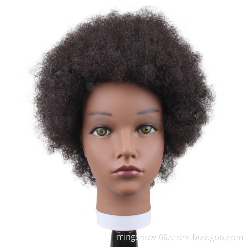 Wholesale top quality afro mannequin training head with black African hair